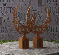 Étagère en bois pour la décoration du Ramadan Kareem, design mosquée, présentoir de table pour la maison, cadeau