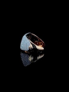 Moissanite <b>Iced</b> Out Pinky <b>Ring</b> 925 Silver Unisex Statement <b>Ring</b> Hip Hop Style Engagement Anniversary Jewelry Design - Product Image 4