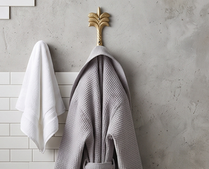 Fine Quality Gold Palm Tree Metal Wall <b>Hooks</b> Stylish Towel <b>Clips</b> Perfect For Bathroom Kitchen And Elegant Home Organization - Product Image 5