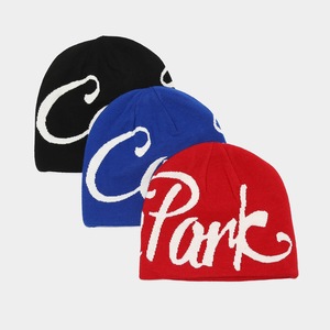 Bonnet réversible en jacquard à lettres style streetwear, 100% acrylique, unisexe, hip-hop, skateboard, plage, voyage - Product Image 5