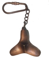 Porte-clés boussole vintage en alliage de zinc, boussole de poche gravée, design personnalisé, cadeau de Noël pour le camping, vente en gros