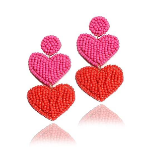 Pendientes Clásicos Bordados a Mano Ligeros de Alta Calidad para Mujer, Nuevo Diseño con Cuentas, Mejor Precio, MULTI CRAFT - Product Image 5