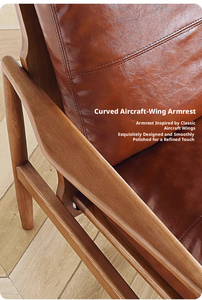 <span class=keywords><strong>Fauteuil</strong></span> d'appoint <span class=keywords><strong>en</strong></span> bois massif de style moderne du milieu du siècle, <span class=keywords><strong>fauteuil</strong></span> rembourré rétro pour salon, hôtel, mobilier de maison - Product Image 5