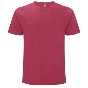 เสื้อยืดคอกลมแขนสั้นสีเหลืองอ่อนสำหรับผู้ชาย ทรงปกติ ผ้าฝ้าย 100% สีพื้น ผ้าเจอร์ซีย์ถัก ย้อมสีเรียบ รุ่น 2027 - Product Image 4