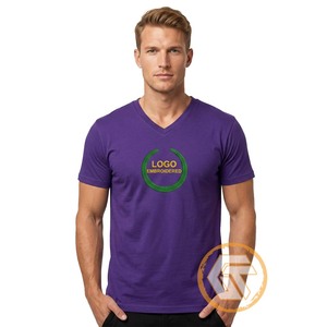 Camiseta Personalizada Omega de Jersey Sólido con Cuello Redondo y Manga Corta, de Alta Calidad para Fraternidad Griega Psi Phi, 100% Transpirable y de Secado Rápido - Product Image 1