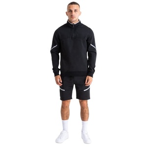 Ensemble sweat à capuche et short 100 % coton jersey, coupe ajustée, manches longues, col rond, écologique, collection Printemps, en poly double épaisseur pour la sécurité - Product Image 3