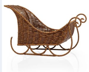 Natural Plant Fiber <b>Wreath</b> Bauble Rattan <b>Decorate</b> Christmas Festival Supply Handmade Wicker Table New Arrival Collection - Product Image 2