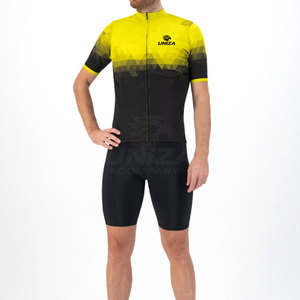 Maillot de cyclisme à manches longues en tissu Spandex/Polyester respirant haute performance personnalisé pour un ajustement professionnel confortable et mince - Product Image 3