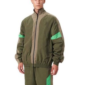 Ensemble de survêtement coupe-vent pour homme, nouveau design, 2 pièces, veste et pantalon color block tendance, respirant, vêtements de sport pour l'automne et l'hiver - Product Image 4