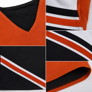 Uniforme de cheerleading pour filles personnalisé de haute qualité et bon marché, impression par transfert thermique, 100% polyester - Product Image 3