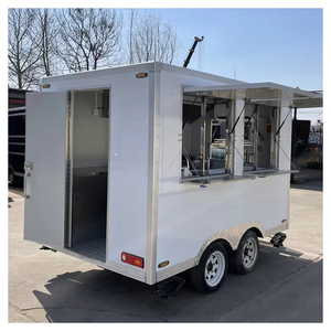 18ft Commercial Food Vans Concession Food Trailers Fully Equipped Fast Food Truck Cart Pizza Coffee Container Shop - Product Image 2