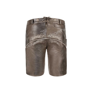 Dernier design – Short bavarois pour homme en cuir de vachette véritable, taille haute, respirant et écologique, style vintage - Product Image 6