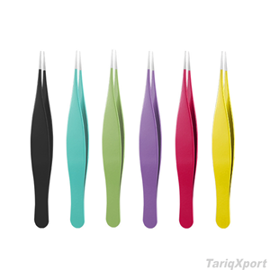 TariqXport – Lot de 3 pinces à épiler professionnelles en acier inoxydable de haute qualité pour cils, sourcils, points noirs et élimination des éclats - Product Image 5