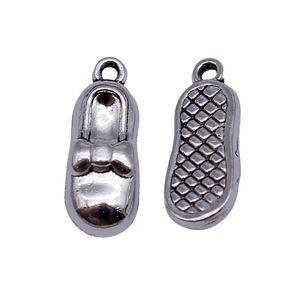Adorno de lazo para <span class=keywords><strong>zapatillas</strong></span> de <span class=keywords><strong>ballet</strong></span>, 16x6.4x4.2mm, de aleación de zinc en plata envejecida, para recuerdo de recital de danza - Product Image 4