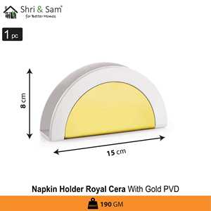 Royal for Swiss Porte-serviettes en acier inoxydable avec revêtement PVD doré Anneaux de serviette élégants - Product Image 2