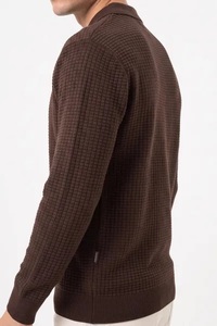 Custom Front Men's Fleece Pullover Sweatshirt <b>Heat</b>-Transfer Printed Waterproof Knitted Eco-Friendly Breathable 120g - Product Image 2