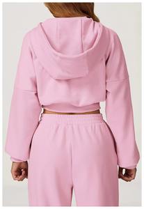 Ensemble de survêtement évasé pour femme de haute qualité, tissu doux, tenue décontractée élégante, prix de gros - Product Image 4