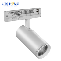 Projecteur LED sur rail zoomable pour magasin de détail, boutique de vêtements, supermarché, salle d'exposition et éclairage commercial