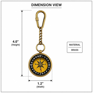 Premium Brass Key <b>Chain</b> Handmade Metal Keyring Decorative Vintage Key Holder Gift Accessory Custom Brass Keychain - Product Image 3