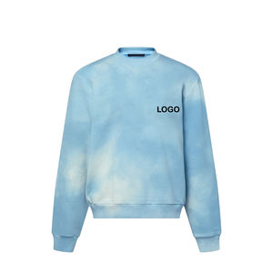 Sudadera de Felpa de Peso Medio con Estampado Tie-Dye Personalizado Premium, Multicolor, Suave, Transpirable, con Logotipo Personalizado, Unisex, Mezcla de Algodón, OEM - Product Image 4