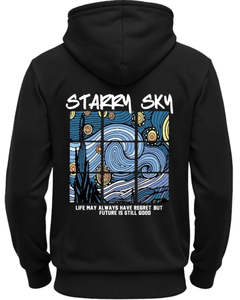 Sweat-shirt à capuche unisexe imprimé dessin animé Alien Universe, coupe classique, en coton noir, style streetwear décontracté, hiver, délavé à l'acide, séchage rapide - Product Image 3
