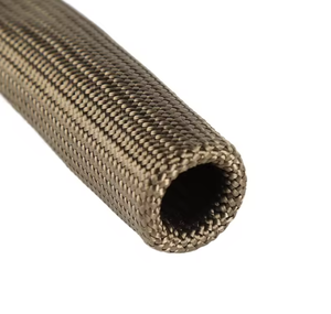 Spark Plug Boot Titanium Spark Plug Wire Protector <b>Cable</b> Protection Sleeve <b>Heat</b> Shield Brown Basalt Tube High-Quality - Product Image 3