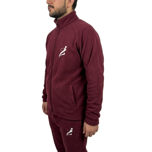 New Arrival Men Winter Hooded Solid Printed Tracksuit Sportswear Pant Jacket 2 <b>Pc</b> <b>Set</b> 100% Cotton Unisex Fleece Tracksuit - Product Image 6