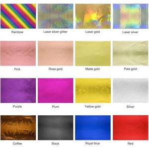 50 Hojas de Papel de Aluminio Reactivo al Tóner, Papel Holográfico para Transferencia de Calor, para Manualidades, Tarjetas, Bolsas de Almacenamiento - Product Image 2