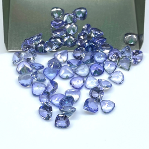 Piedras Preciosas Sueltas de Tanzanita Natural, Corte Pera, 4mm-4.5mm, Piedras de Tanzanita Azul Brillante para Joyería, Venta al Por Mayor - Product Image 5