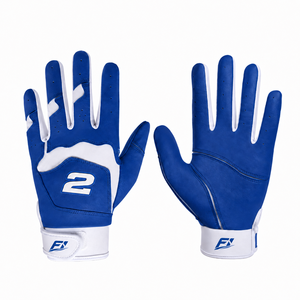 Gants de frappeur de baseball en cuir durables, à doigts complets, respirants, légers, écologiques, confortables, ambidextres, personnalisables, taille XL - Product Image 3