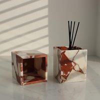 Porte-pinceaux de maquillage en marbre abordable pour une organisation élégante de la coiffeuse et un rangement des outils de beauté par AALIYAN IMPEX