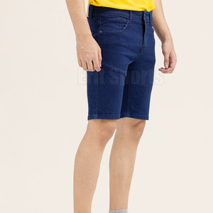 High Quality Knitted Solid Casual Mid <b>Men</b> <b>Jeans</b> Shorts with Custom Logo Design OEM Service Factory Wholesale Price - Product Image 5