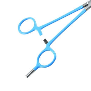 Porte-aiguille Mayo Hegar bleu, droit, instrument chirurgical, mâchoires en carbure de tungstène, forceps de suture en acier inoxydable - Product Image 6