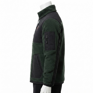 Veste en polaire thermique, tissu isolant chaud, construction douce au toucher, fermeture éclair intégrale, vêtements d'extérieur confortables pour l'hiver, OEM - Product Image 4