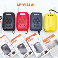 Radio Portabel LP-V122 dengan Layar LCD, Pemutar Musik FM, Kartu TF, USB, dan Kotak Suara Isi Ulang untuk Afrika