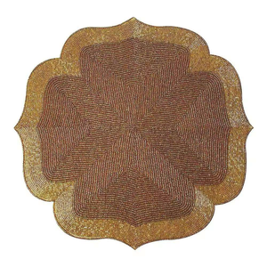Hot Selling <b>Beaded</b> <b>Coasters</b> Drinks Tea Cups Mugs Glass <b>Beaded</b> <b>Coaster</b> Round Shape Random Multi Design & Colors <b>Coasters</b> - Product Image 4
