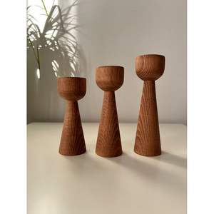 <b>Wooden</b> Decorative Candle <b>Stand</b> for Home Styling with Elegant Lanterns & Candle Jars - Product Image 2