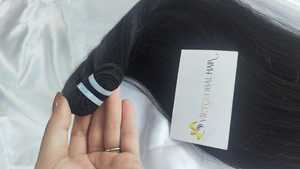 วิกต่อผมมนุษย์ทรงตรงแบบคู่ทำจากธรรมชาติธรรมชาติแบบเวียดนาม - Product Image 2