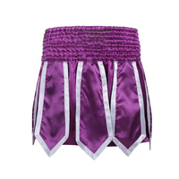 Shorts de Muay Thai pour Hommes et Femmes - Design Sportif Uni, Couleurs Personnalisables et Logo Avant, Extensibles, Haute Qualité, Vente en Gros pour l'Entraînement
