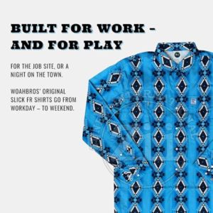 เสื้อเชิ้ตป้องกันไฟไหม้สำหรับงานเชื่อม ผู้ชาย/เสื้อทนไฟคุณภาพพรีเมียม ผ้าฝ้าย 100% เสื้อ FR ทนไฟสำหรับงานเชื่อม - Product Image 4