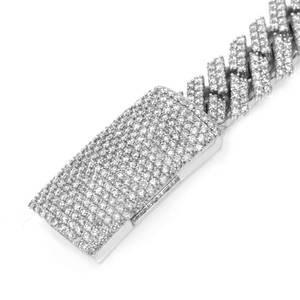 Bracelet tennis en moissanite très demandé pour hommes et femmes, bijoux de luxe style hip-hop pour les fêtes, en vente - Product Image 2