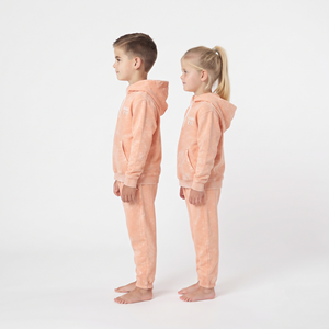 Conjunto Deportivo Personalizado para Niños, Sudadera con Media Cremallera, Pantalones Deportivos de Algodón Lavado al Ácido, Corte Regular, Unisex - Product Image 4