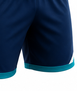 Shorts de football sublimés 100 % polyester à séchage rapide, fabricant d'uniformes d'équipe de football personnalisés, exportateur en gros OEM - Product Image 6