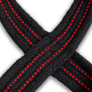 Figure 8 Weight Lifting <b>Straps</b> Adjustable Anti Slip Padded Wrist Support Elastic Gym Bar Grips for Strength Training - Product Image 3