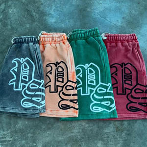 Shorts de Mezclilla Azul Claro con Cordón Blanco y Logotipo Estampado, Ropa Casual de Verano Ecológica e Impermeable - Product Image 2