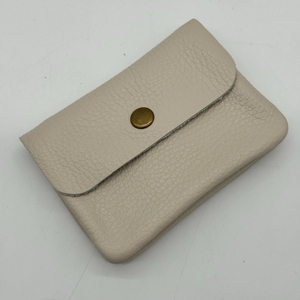 Minimalist Leather Coin Holder Purse <b>Mini</b> Compact Button Closure Unisex Change <b>Pouch</b> leather coin <b>pouch</b> <b>Mini</b> change <b>pouch</b> - Product Image 2