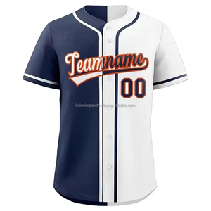 Maillot de Baseball Personnalisé Designer Manches Courtes Entraînement de Basketball T-shirts pour Hommes en Vrac Uniformes de Baseball Softball - Product Image 5