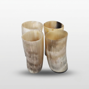 Vaso de Cuerno 100% Natural, Ecológico, Hecho a Mano, Tamaño Personalizado, Técnica de Pulido, para Fiestas, Bajo Precio, CRAFT - Product Image 2