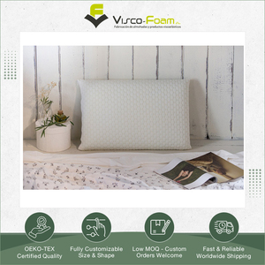 Professionals in Selling Excellent Quality Non Washable Cervical <b>Memory</b> Foam Classic White <b>Pillow</b> for Hotel & Home Usage - Product Image 2