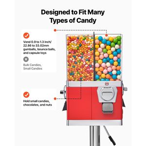 Distributore Automatico di Caramelle a Quattro Scomparti Regolabile con Supporto per Caramelle Gommose - Product Image 3